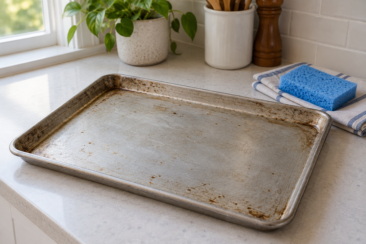 Aluminum Baking Sheet Turned Gray in the Dishwasher?