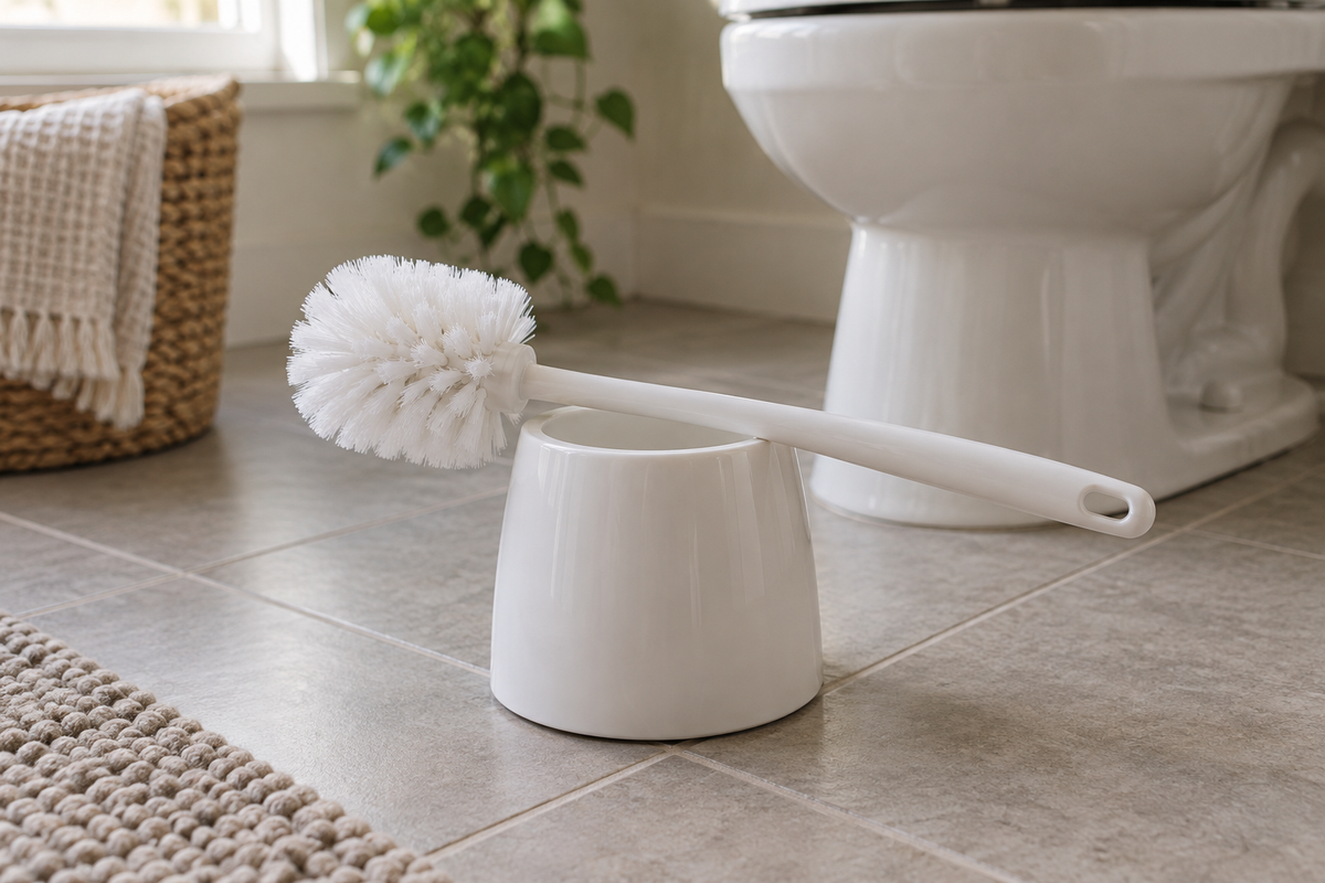 The Toilet Brush Is Only Half the Job: Wash and Dry Its Holder