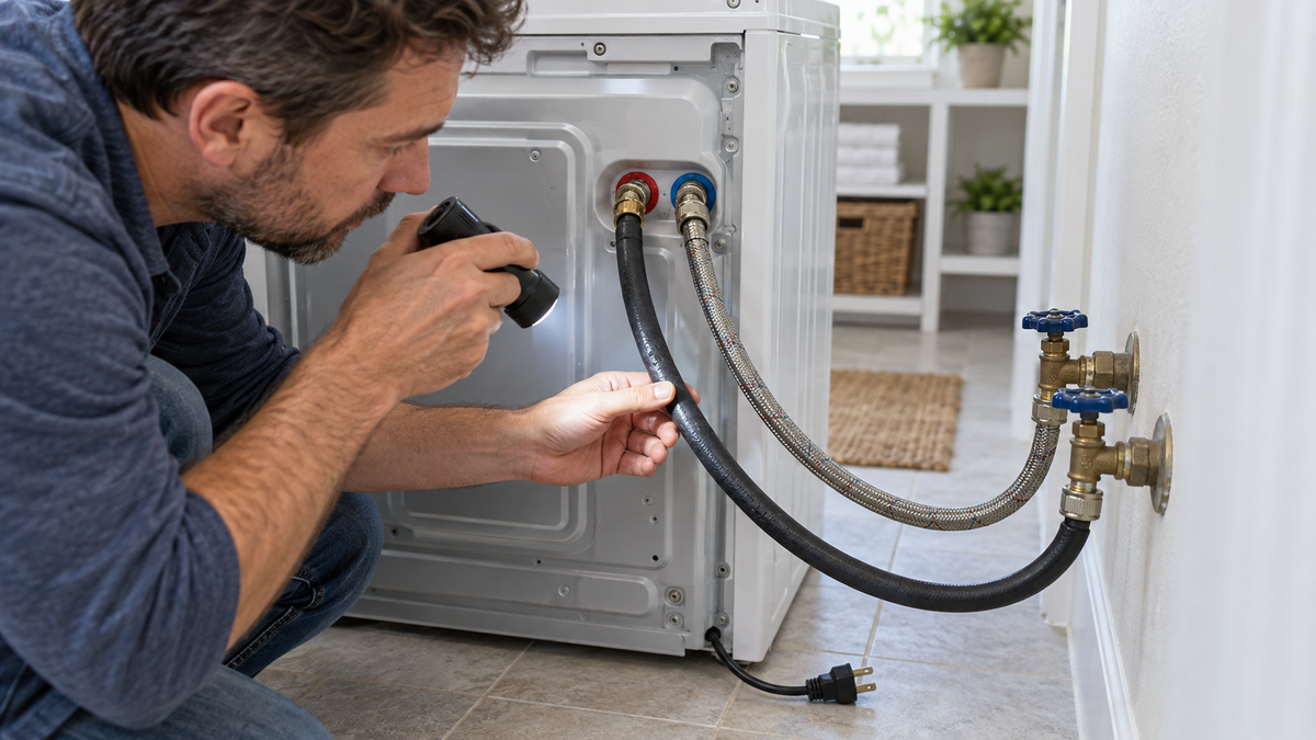 Washer Fill Hoses: What to Inspect Before the Next Leak