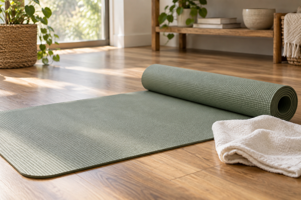 A Slippery Yoga Mat Needs Care That Matches Its Material