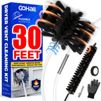 Dryer Vent Cleaning Kit with Flexible Nylon Rods (30 FT)