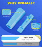 Dryer Vent Cleaner Kit with Brush (Blue)