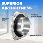 Magnetic Dryer Vent Coupling Kit – Straight 180° (4 Inch)