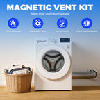 Magnetic Dryer Vent Coupling Kit – Straight 180° (4 Inch)